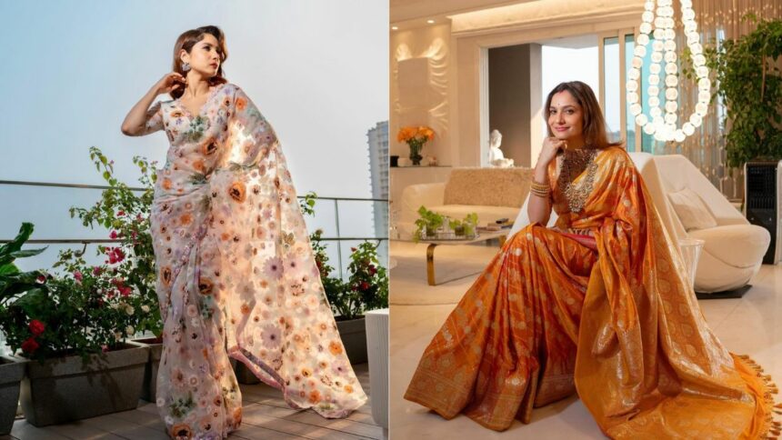 From-gowns-to-sarees-Ankita-Lokhande-shines-as-a-fashion-icon